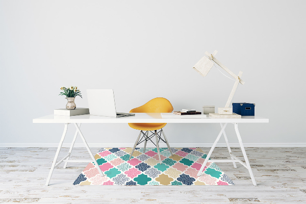 Tapis bureau Modèle coloré
