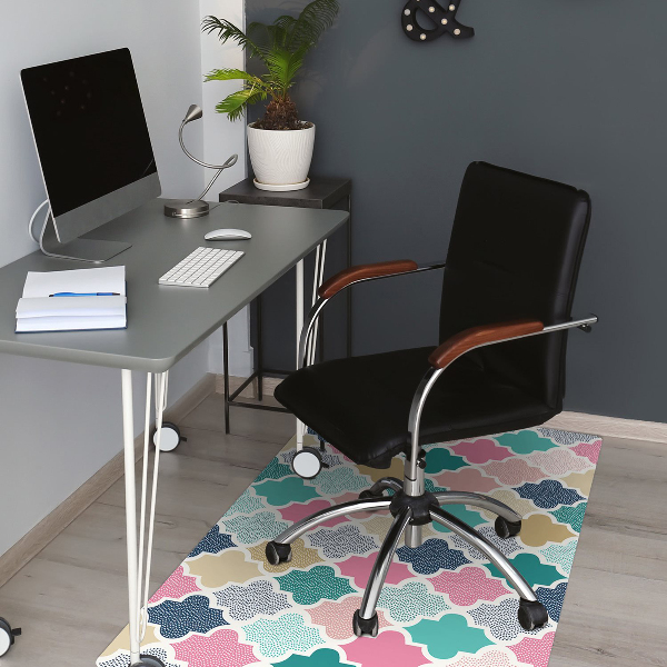 Tapis bureau Modèle coloré