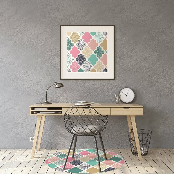 Tapis bureau Modèle coloré
