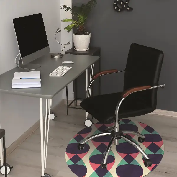 Tapis bureau Modèle coloré