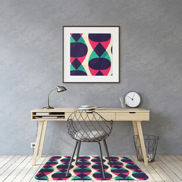 Tapis bureau Modèle coloré