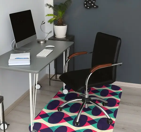 Tapis bureau Modèle coloré