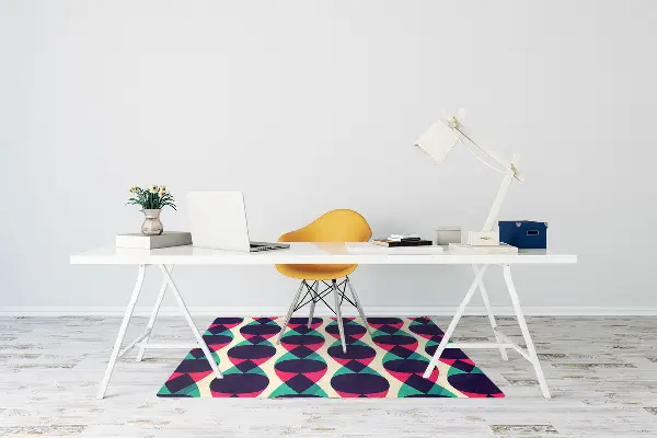 Tapis bureau Modèle coloré