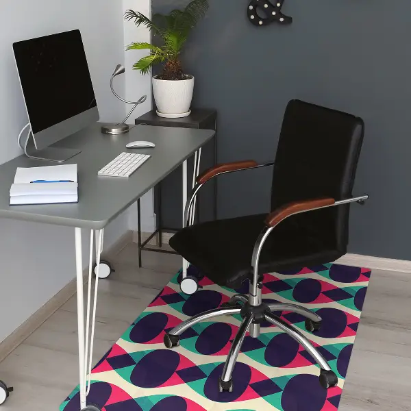 Tapis bureau Modèle coloré