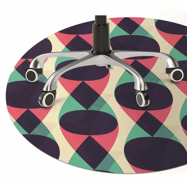 Tapis bureau Modèle coloré