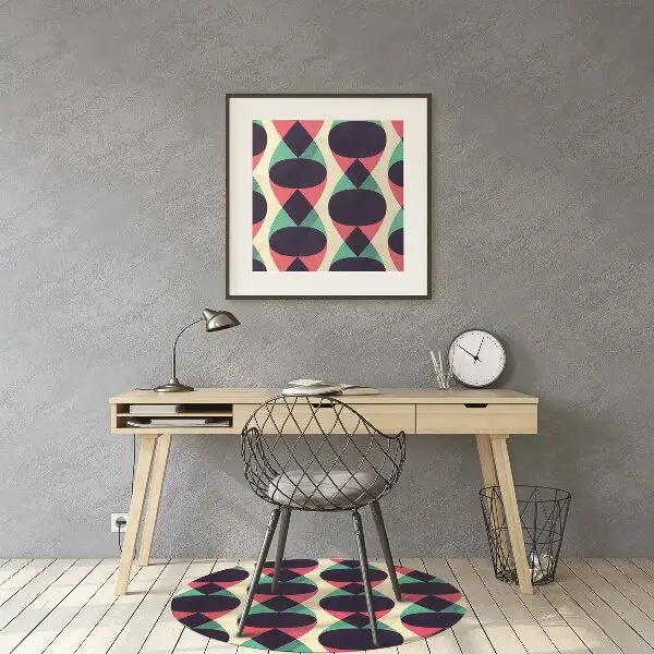 Tapis bureau Modèle coloré