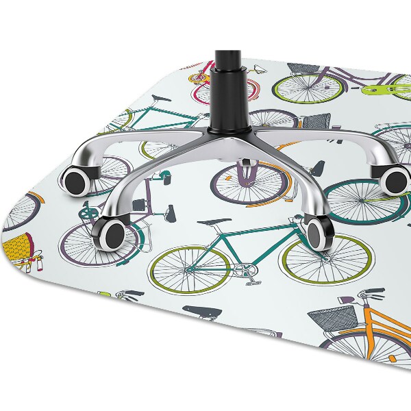 Tapis de chaise de bureau Vélos municipaux
