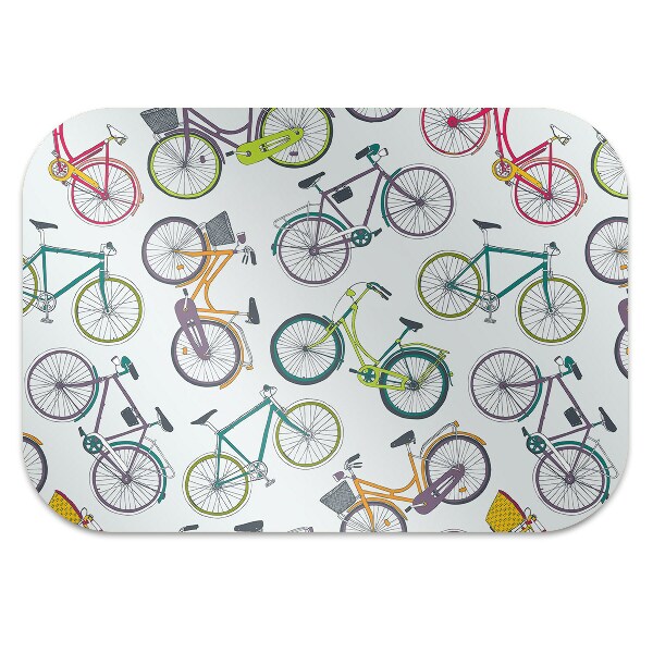 Tapis de chaise de bureau Vélos municipaux