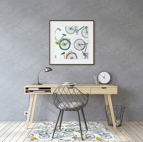 Tapis de chaise de bureau Vélos municipaux