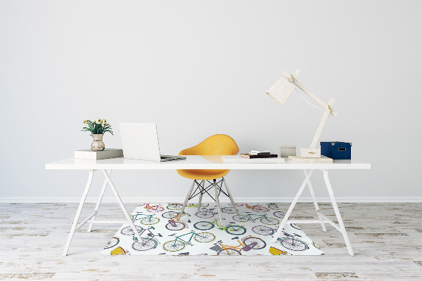 Tapis de chaise de bureau Vélos municipaux