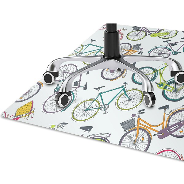 Tapis de chaise de bureau Vélos municipaux