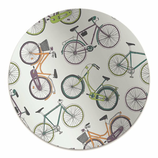 Tapis de chaise de bureau Vélos municipaux