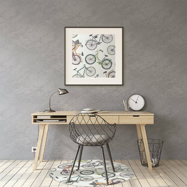Tapis de chaise de bureau Vélos municipaux