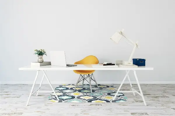 Tapis bureau Points doodle