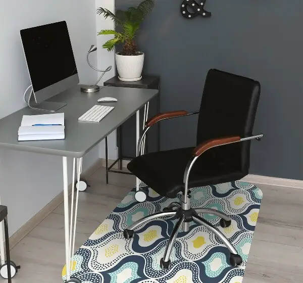 Tapis bureau Points doodle
