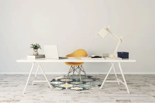 Tapis bureau Points doodle