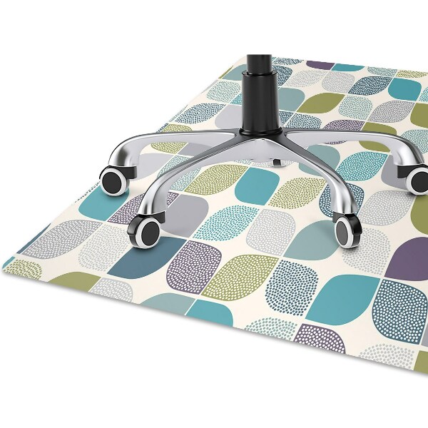 Tapis fauteuil bureau do biura Modèle géométrique