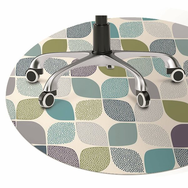 Tapis fauteuil bureau do biura Modèle géométrique