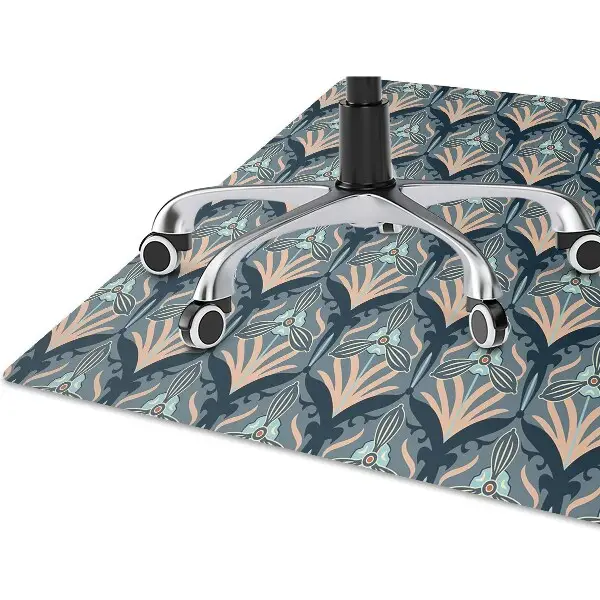 Tapis pour chaise de bureau Fleurs vintage
