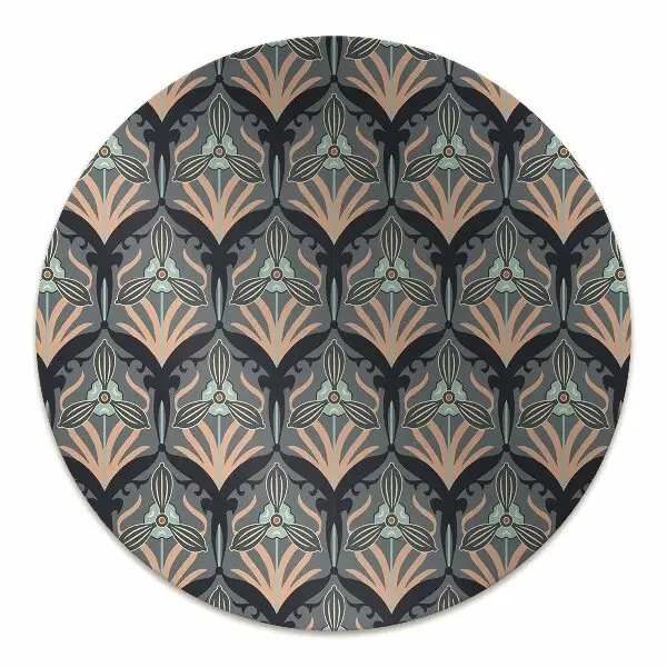 Tapis pour chaise de bureau Fleurs vintage