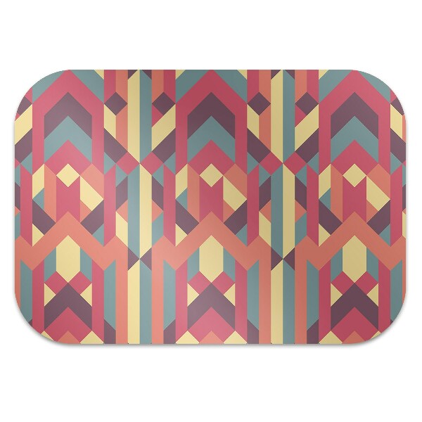 Tapis pour chaise de bureau Lignes colorées