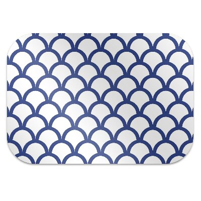 Tapis pour chaise de bureau Motif dans les échelles de poisson