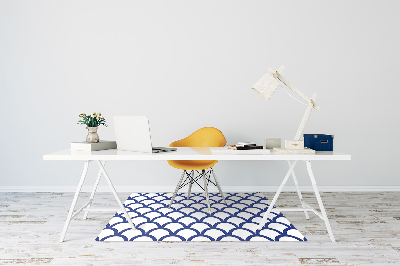 Tapis pour chaise de bureau Motif dans les échelles de poisson