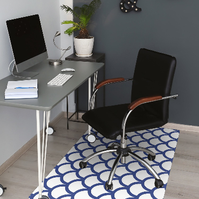 Tapis pour chaise de bureau Motif dans les échelles de poisson