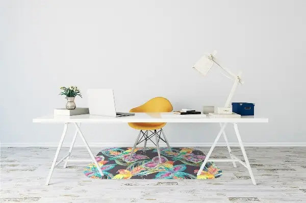 Tapis bureau Perroquets colorés
