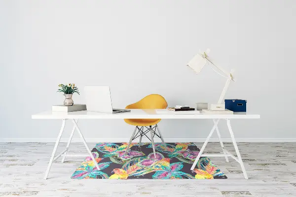 Tapis bureau Perroquets colorés