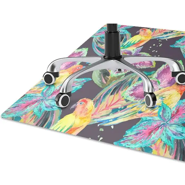 Tapis bureau Perroquets colorés