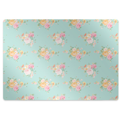 Tapis fauteuil bureau do biura Bouquets pastel