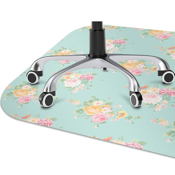 Tapis fauteuil bureau do biura Bouquets pastel
