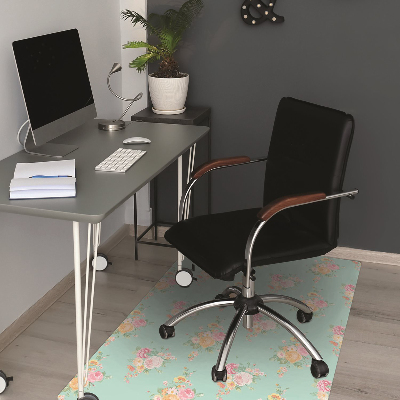 Tapis fauteuil bureau do biura Bouquets pastel