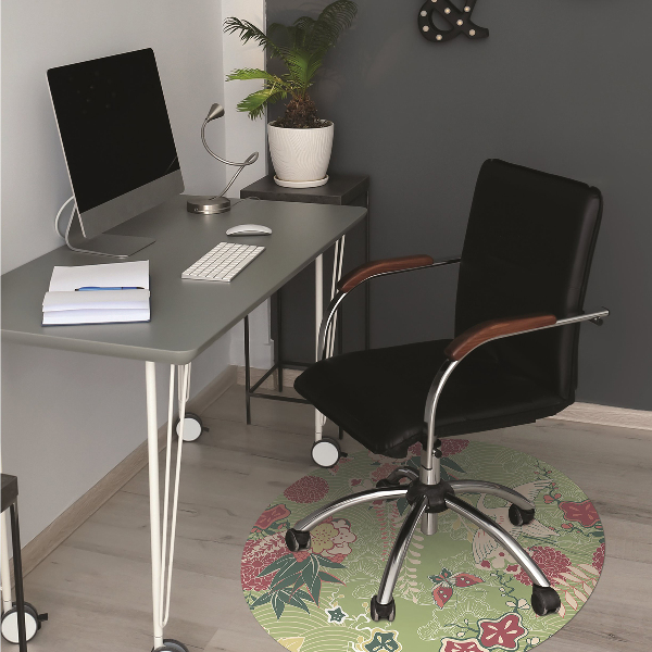 Tapis bureau la faune et la flore