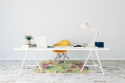 Tapis bureau la faune et la flore