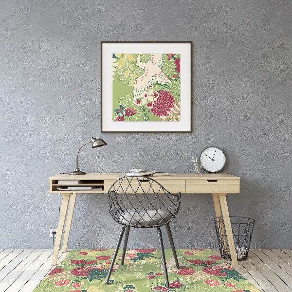 Tapis bureau la faune et la flore