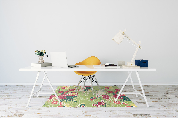 Tapis bureau la faune et la flore