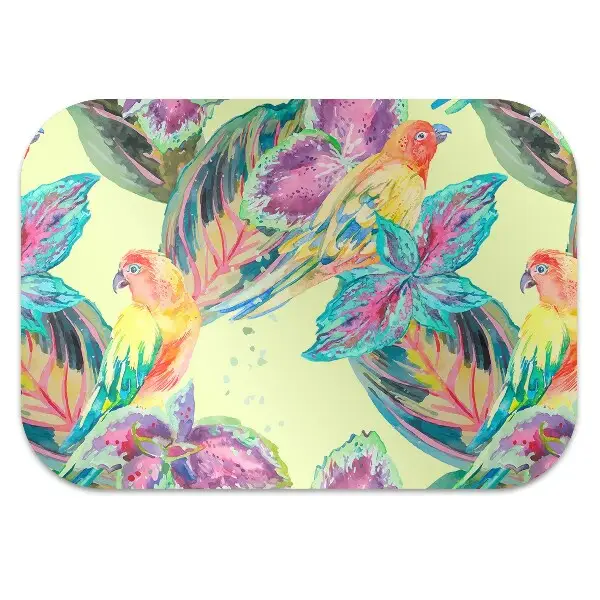 Tapis bureau Perroquets colorés