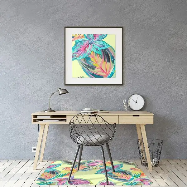 Tapis bureau Perroquets colorés
