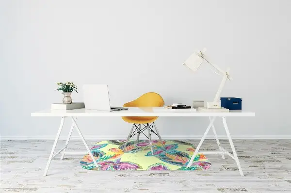 Tapis bureau Perroquets colorés
