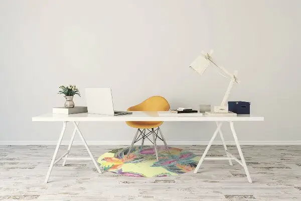 Tapis bureau Perroquets colorés