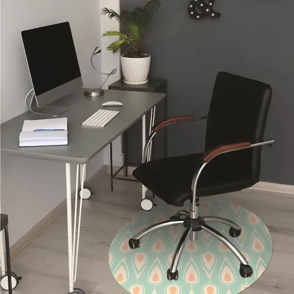 Tapis de chaise Papier peint rétro