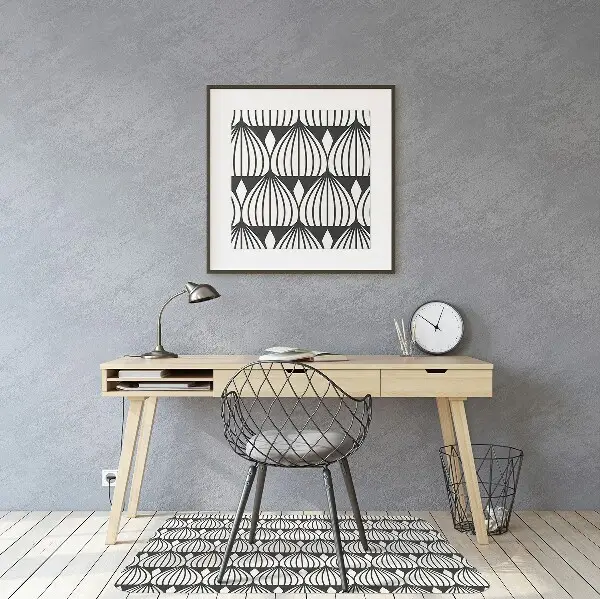 Tapis pour chaise de bureau Modèle rétro