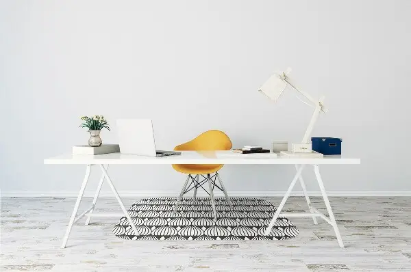 Tapis pour chaise de bureau Modèle rétro