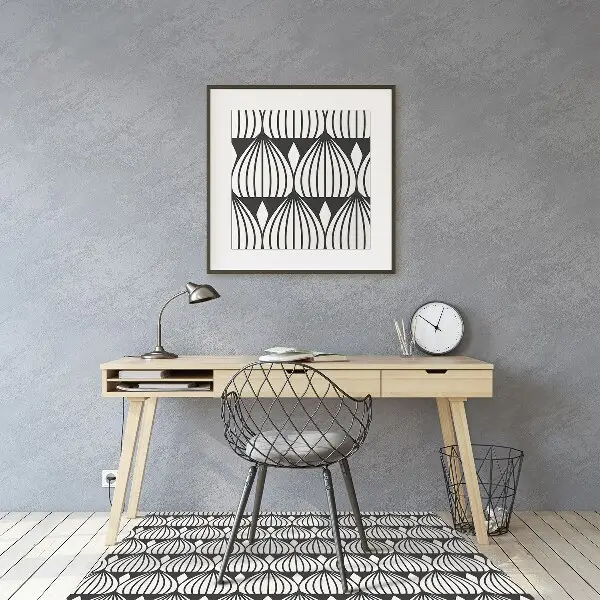 Tapis pour chaise de bureau Modèle rétro