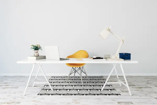 Tapis pour chaise de bureau Modèle rétro
