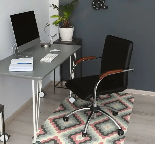 Tapis de chaise de bureau Illusion d'optique