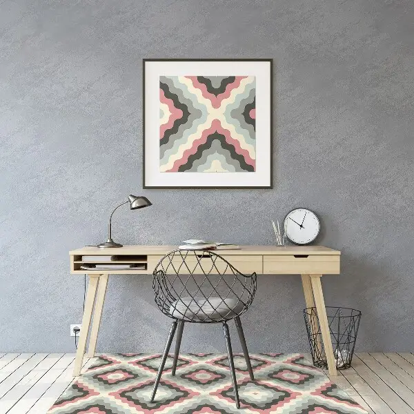 Tapis de chaise de bureau Illusion d'optique