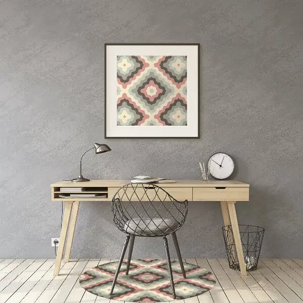Tapis de chaise de bureau Illusion d'optique